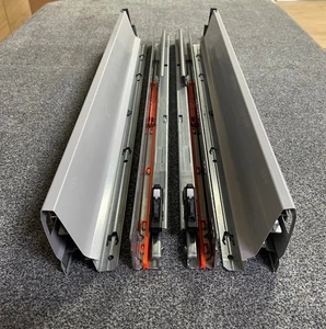 Blum Schwerlastschiene+Zargen Set Vollauszug BLUMOTION NL= 650 mm 50 kg - Bild 1 von 5