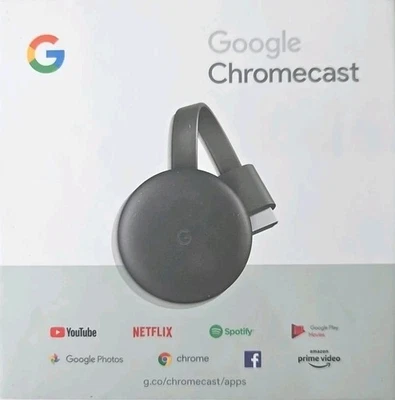 Google Chromecast 3rd Generation Digital Media Streamer (HDMI) - Image 1 of 4