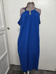 Abito donna Absolutely It blu senza maniche taglia 3X - Foto 1 di 5