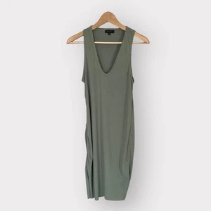 Rag & Bone Tank Dress Mini Sleeveless Ribbed Knit Stretch Pull On Women Size S - Picture 1 of 9