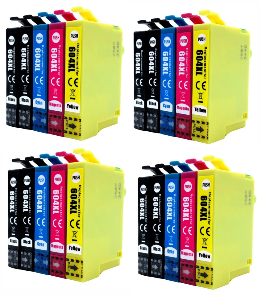 Tinta compatible 604 XL para Epson Expression Home XP2200 XP2205 XP3200 XP3205 - Imagen 1 de 4