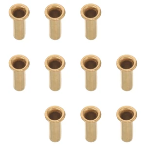 10 Pcs Compression Fitting Copper Oil Lines Bushing Pipe Connectors - Picture 1 of 12