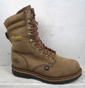 NUEVAS Botas Thorogood Para Hombres 9" Impermeables HECHAS EN EE. UU. WTP Puntera de Acero 804-3555 talla 11.5 D - Imagen 1 de 13