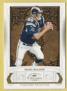 2009 Donruss Classics Marc Bulger Timeless Tributes Gold 35/50 Rams 88 - Picture 1 of 2