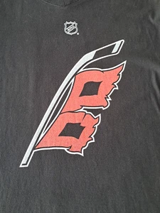 XL NHL FANATICS Damen Carolina Hurricanes Langarm V-Ausschnitt T-Shirt - Bild 1 von 7