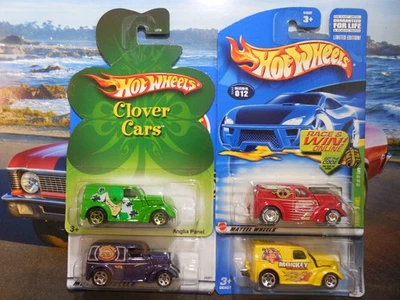 Hot Wheels АНГЛИЯ ПАНЕЛЬ ГРУЗОВИК ЛОТ 4 Treasure Hunts АВТОМОБИЛИ КЛЕВЕР ПЕРВОЕ ИЗДАНИЕ FE - Изображение 1 из 4