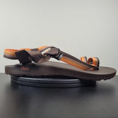 Chaco Bodhi Sandals Toe Loop Strappy Beach Brown Orange JCH108607 Men's Sz 11 - Image 1 of 4