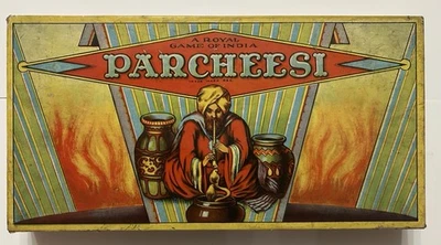 PARCHEESI VINTAGE 1918 REVISED 1937 A ROYAL GAME OF INDIA POPULAR EDITION - Image 1 of 4