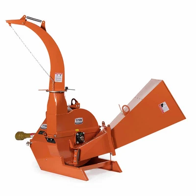 Titan Attachments 3 Point Wood Chipper, PTO Driven for Tractors up to 70HP
