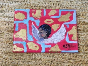 Mary Barwick Painting Alabama Angels Folk Art 2016 Exquisite Spirit Canvas Small - Picture 1 of 10