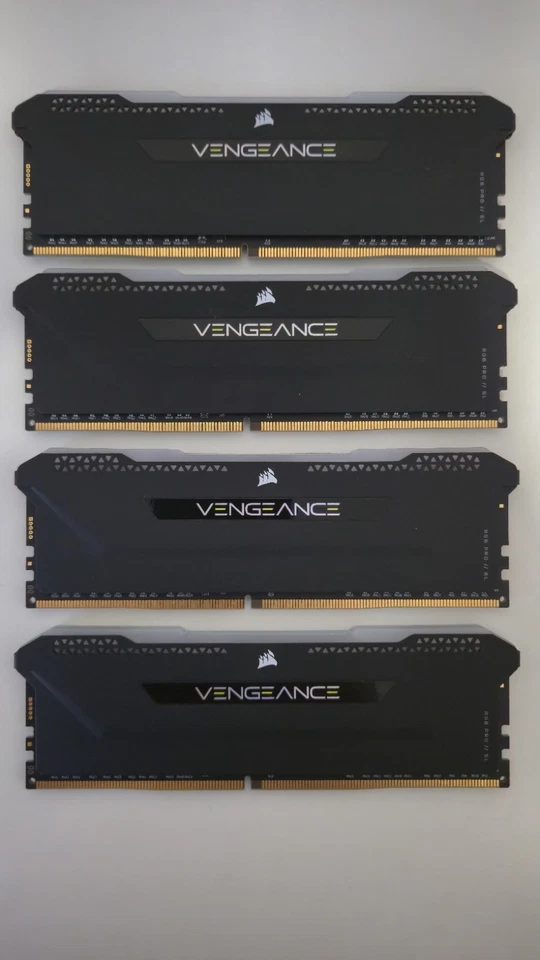 Corsair Vengeance RGB Pro SL, 3600MHz, DDR 4 RAM, Black, 4x 8GB, 32GB KIt - Image 1 of 4