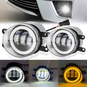 For 2006-2012 Toyota RAV4 Left & Right Side Fog Light Lamp Assembly Pair - Picture 1 of 11