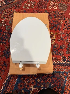 Vintage NOS 1960-70s American Standard Church Toilet Seat Dresden Blue - Image 1 of 4