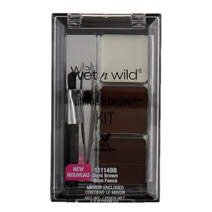 6 Pack Wet n Wild Ultimate Brow Eyebrown Kit, Dark Brown 1111498, 0.09 oz - Picture 1 of 2