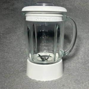 Cuisinart Smart Power Duett Mixer Krug/Glas mit Deckel Klinge 40 Unzen 5 Tassen Weiß - - Bild 1 von 10