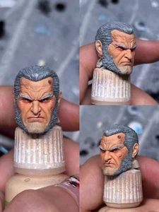 1/12 Custom Old Wolverine Head Carved Fit For 6'' ML Action Figure - Picture 1 of 4