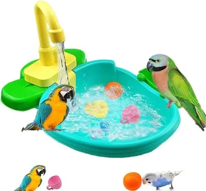 Petlex Bird Bath for Cage, Fountains Indoor, Parrot Automatic L - Picture 1 of 6