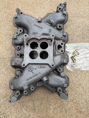 Ford 1970-71 351 Cleveland 4V Intake Manifold Cast Iron Mustang Torino - Image 1 of 4