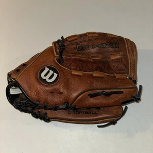 Wilson Demarini Ultimate 13.5” Ecco Leather Softball Glove A0725 Monsta Web RHT - Picture 1 of 12