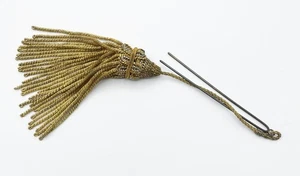 OTTOMAN TURKISH GOLD THREAD FEZ HAT TASSLE c1900 - Picture 1 of 5
