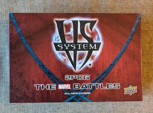 VS SYSTEM 2PCG THE MARVEL BATTLES card game! UPPER DECK! ALL CARDS SEALED NEW! - Picture 1 of 1