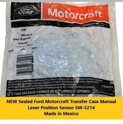 New Sealed Ford Motorcraft Transfer Case Lever Position Sensor SW-5214 - Image 1 of 4