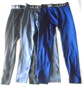 Telaleo Boys Compression Leggings Pants, Size M, Set of 3 - Picture 1 of 4