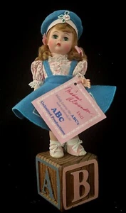Wendy Learns Her ABC's, Vintage 8”Madame Alexander Limited Edition, NIOB w/Block - Picture 1 of 11