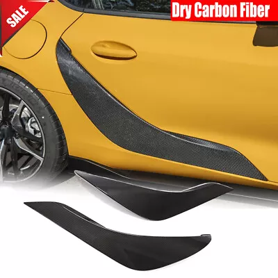 For Toyota Supra GR A90 MK5 2019-24 Dry Carbon Side Door Fender Vent Trim Panel - Image 1 of 4