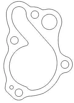 Прокладка водяного насоса Honda CR80R 19229-GS2-620 - Изображение 1 из 1