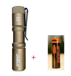 Mankerlight AA 14500 High CRI 4000K EDC Flashlight 800Lumen Lamp W/Battery-Sand - Picture 1 of 16