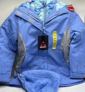 Girls Size S (7/8) Gerry 3-In-1 Youth Systems Winter Jacket With Matching Hat - Picture 1 of 8