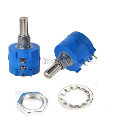 3590S-2-103L 10K Ohm Rotary Potentiometer Wirewound Precision Pot 10 Turn - Bild 1 von 4