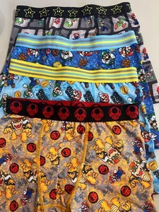 Super Mario Boys Boxer Briefs Lot of 4 Size 10 Nintendo Polyester & Spandex - Picture 1 of 6