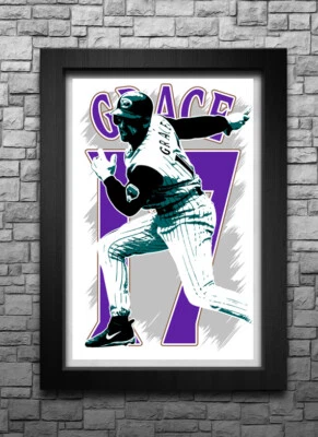 MARK GRACE art print/poster ARIZONA DIAMONDBACKS FREE S&H! JERSEY B2G2 - Image 1 of 4