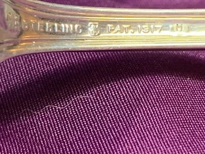 Conrad Hilton's Monogrammed Sterling Silver Flatware from Los Angeles Estate - Picture 1 of 12