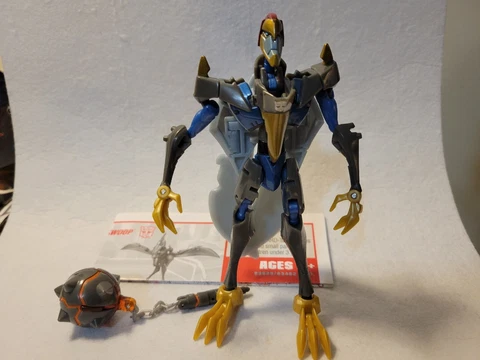 Transformers Animated Dinobot Swoop - Deluxe Class Figure Complete Cover