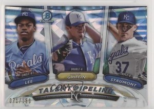 2018 Bowman Talent Pipeline Atomic Refractor /150 Josh Staumont Foster Griffin