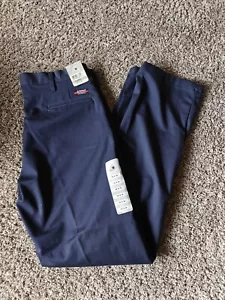 NEW 35x36 Bulwark Men's Navy Midweight Excel FR Flame resistant Work Pants - Picture 1 of 4