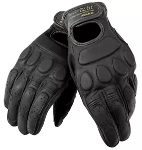 VINTAGE BLACKJACK DAINESE LEATHER MOTORCYCLE GLOVES GLOVES BLACK BLACK SIZE S - Picture 1 of 1