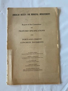 American Society For Municipal Improvements Portland Cement Concrete Pavements - Picture 1 of 5