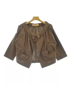MARNI Casual Jacket BrownxWhite etc.(Check Pattern) 38(Approx. S) 2200490176232 - Picture 1 of 6