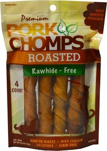 Premium Pork Chomps Roasted Twistz, Large 4Ct - Picture 1 of 2