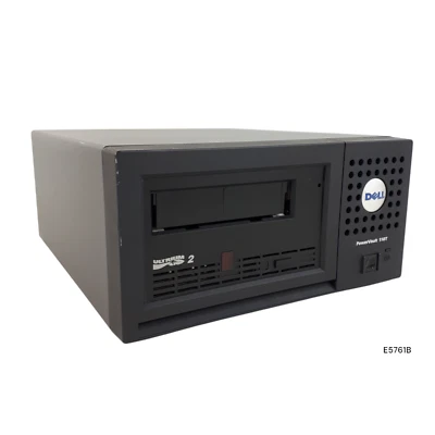 Dell PowerVault 110T External Tape Drive LT02-EX1  For Parts Untested E5761B - Image 1 of 4