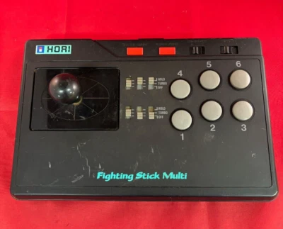 HORI Fighting Stick Multi H3J-07 Super Famicom SNES PC Engine Megadrive Used - Image 1 of 4