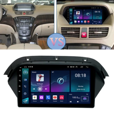 Unidad principal de radio GPS estéreo Android 12 de 9"" para reproductor Honda Acura MDX 2007-2013 Foto 1 de 4