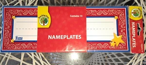 Teaching Tree Student Nameplates Educational Teacher Homeschool 15 pc - Picture 1 of 5