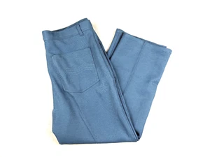 JOHN BLAIR - MEN'S LIGHT BLUE POLYESTER PANTS - SIZE 36 X 27.5 - Picture 1 of 6