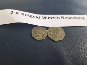 2 x emergency money war money coins Neuchâtel - Picture 1 of 3