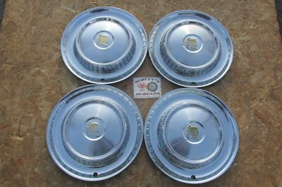 ✨1957 DODGE CUSTOM ROYAL LANCER 14" CUBIERTAS DE RUEDA, TAPACUBOS, JUEGO DE 4✨ Foto 1 de 4